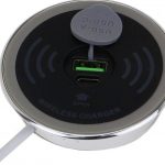 Wireless charger with USB