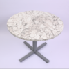 Circular Meeting Table top comes in 6 different colors {Marble, White, Black, Grey, Oak, Walnut .