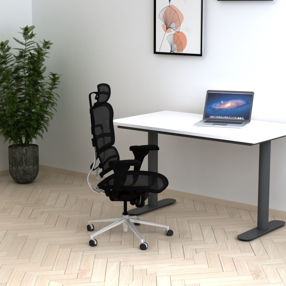 Dostal desk A functional desk with simple design for your comfort either at home or at office, its oval shaped leg provides high stability and unique look.